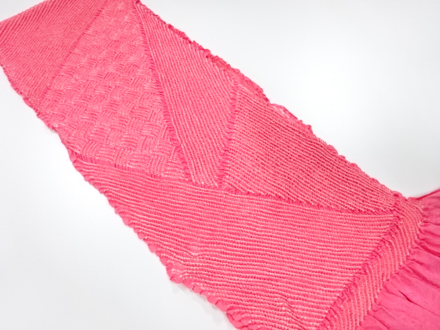 JAPANESE KIMONO / OBIAGE FOR FURISODE / SHIBORI